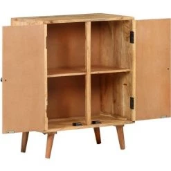 FIMEI Buffet 60x35x75 Cm Bois D'acacia Massif 8 FIMEI Buffet 60x35x75 Cm Bois D'acacia Massif -Buffet et enfilade Soldes 60967352 4