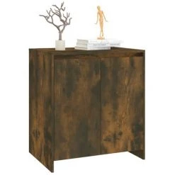 FIMEI Buffet Chêne Fumé 70x40x73,5 Cm Aggloméré 8 FIMEI Buffet Chêne Fumé 70x40x73,5 Cm Aggloméré -Buffet et enfilade Soldes 60967865 4