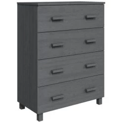 FIMEI Buffet Gris Foncé 79x40x103,5 Cm Bois Massif De Pin 6 FIMEI Buffet Gris Foncé 79x40x103,5 Cm Bois Massif De Pin -Buffet et enfilade Soldes 60967884 2