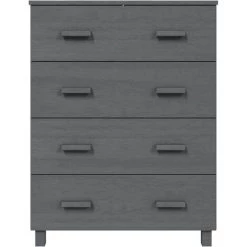FIMEI Buffet Gris Foncé 79x40x103,5 Cm Bois Massif De Pin 7 FIMEI Buffet Gris Foncé 79x40x103,5 Cm Bois Massif De Pin -Buffet et enfilade Soldes 60967884 3