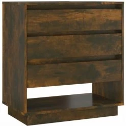FIMEI Buffet Chêne Fumé 70x41x75 Cm Aggloméré -Buffet et enfilade Soldes 60968237 2