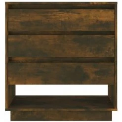 FIMEI Buffet Chêne Fumé 70x41x75 Cm Aggloméré -Buffet et enfilade Soldes 60968237 3