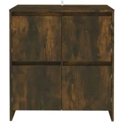 FIMEI Buffet Chêne Fumé 70x41x75 Cm Aggloméré -Buffet et enfilade Soldes 60968411 3