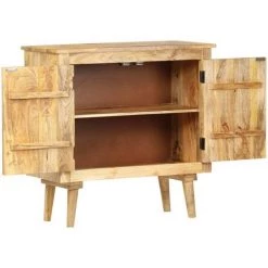 FIMEI Buffet 75 X 35 X 75 Cm Bois De Manguier Massif -Buffet et enfilade Soldes 60969325 2
