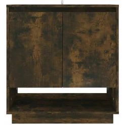 FIMEI Buffet Chêne Fumé 70x41x75 Cm Aggloméré 7 FIMEI Buffet Chêne Fumé 70x41x75 Cm Aggloméré -Buffet et enfilade Soldes 60969597 3