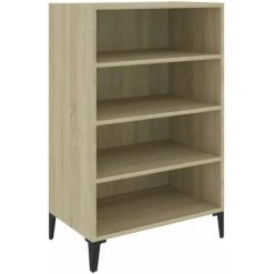 FIMEI Buffet Chêne Sonoma 57x35x90 Cm Aggloméré -Buffet et enfilade Soldes 60969803 2