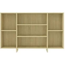 FIMEI Buffet Chêne Sonoma 120x30x75 Cm Aggloméré -Buffet et enfilade Soldes 60971080 5