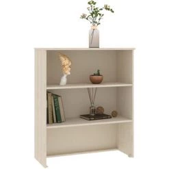 FIMEI Dessus De Buffet Marron Miel 85x35x100 Cm Bois Massif De Pin -Buffet et enfilade Soldes 60971645 3