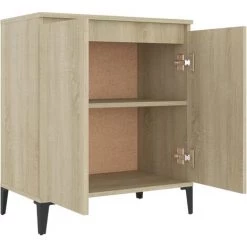 FIMEI Buffet Chêne Sonoma 60x35x70 Cm Aggloméré -Buffet et enfilade Soldes 60971732 4