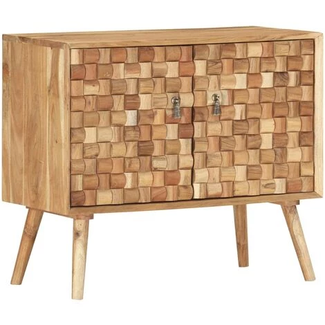 FIMEI Buffet 75x35x65 Cm Bois D'acacia Solide 1 FIMEI Buffet 75x35x65 Cm Bois D'acacia Solide