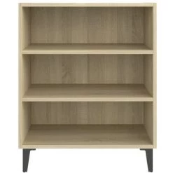 FIMEI Buffet Chêne Sonoma 57x35x70 Cm Aggloméré -Buffet et enfilade Soldes 60973638 4