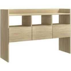 FIMEI Buffet Chêne Sonoma 105x30x70 Cm Aggloméré -Buffet et enfilade Soldes 60973976 2