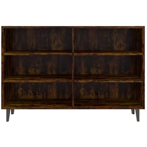 FIMEI Buffet Chêne Fumé 103,5x35x70 Cm Aggloméré 4 FIMEI Buffet Chêne Fumé 103,5x35x70 Cm Aggloméré – Image 4