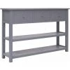 FIMEI Buffet Gris 115 X 30 X 76 Cm Bois