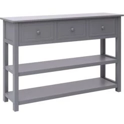 FIMEI Buffet Gris 115 X 30 X 76 Cm Bois -Buffet et enfilade Soldes 60975005 2