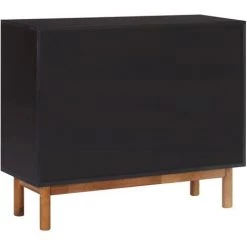 FIMEI Buffet 90x33,5x75 Cm Bois D'acacia Solide Et MDF 8 FIMEI Buffet 90x33,5x75 Cm Bois D'acacia Solide Et MDF -Buffet et enfilade Soldes 60975092 4