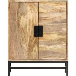 FIMEI Buffet 60 X 35 X 75 Cm Bois De Manguier Massif -Buffet et enfilade Soldes 60975228 3
