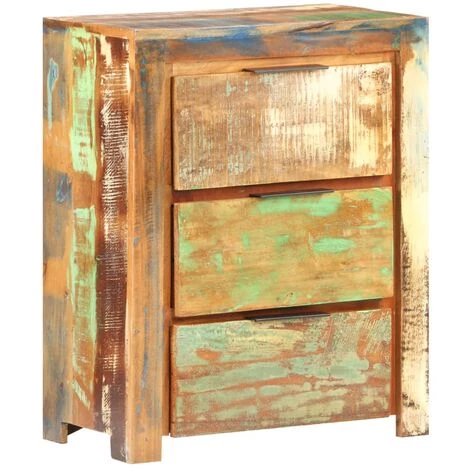 TRUE DEAL Buffet 59x33x75 Cm Bois De Récupération Solide 1 TRUE DEAL Buffet 59x33x75 Cm Bois De Récupération Solide