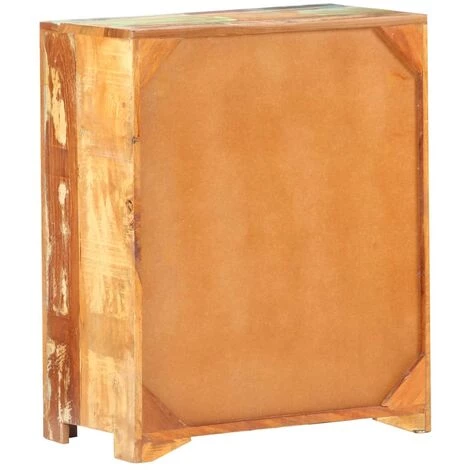 TRUE DEAL Buffet 59x33x75 Cm Bois De Récupération Solide 3 TRUE DEAL Buffet 59x33x75 Cm Bois De Récupération Solide – Image 3