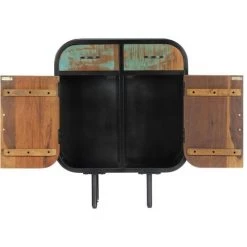 SUPERMARKET Buffet 60x30x75 Cm Bois De Récupération Massif -Buffet et enfilade Soldes 61304131 5