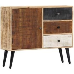 SUPERMARKET Buffet Bois De Manguier Massif 88x30x73 Cm