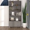 SUPERMARKET Buffet Bois Massif De Pin Gris Clair SUHB-3100937