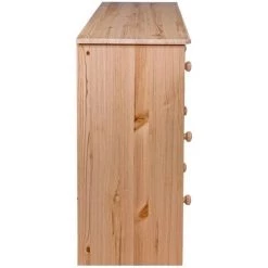 SUPERMARKET Buffet 7 Tiroirs Bois De Pin Massif 113x35x73 Cm 9 SUPERMARKET Buffet 7 Tiroirs Bois De Pin Massif 113x35x73 Cm -Buffet et enfilade Soldes 61305266 5