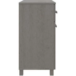 SUPERMARKET Buffet 79x40x80 Cm Bois Massif De Pin Gris Clair 8 SUPERMARKET Buffet 79x40x80 Cm Bois Massif De Pin Gris Clair -Buffet et enfilade Soldes 61305368 4