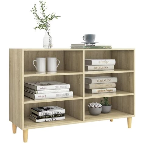 SUPERMARKET Buffet 103,5x35x70 Cm Aggloméré Chêne Sonoma 3 SUPERMARKET Buffet 103,5x35x70 Cm Aggloméré Chêne Sonoma – Image 3