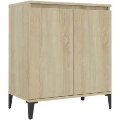 SUPERMARKET Buffet 60x35x70 Cm Aggloméré Chêne Sonoma -Buffet et enfilade Soldes 61305965 2