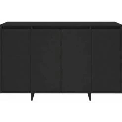 SUPERMARKET Buffet Aggloméré 120x41x75 Cm Noir -Buffet et enfilade Soldes 61306098 5