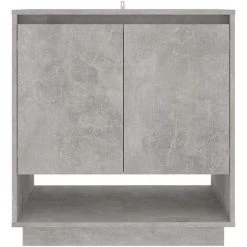 SUPERMARKET Buffet Aggloméré 70x41x75 Cm Gris Béton 7 SUPERMARKET Buffet Aggloméré 70x41x75 Cm Gris Béton -Buffet et enfilade Soldes 61306100 3