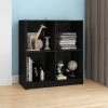 SUPERMARKET Buffet Boisde Pinmassif 70x33x76 Cm Noir