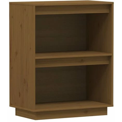 SUPERMARKET Armoire Console 60x34x75 Cm Bois De Pin Solide Marron Miel SUHB-813822 2 SUPERMARKET Armoire Console 60x34x75 Cm Bois De Pin Solide Marron Miel SUHB-813822 – Image 2