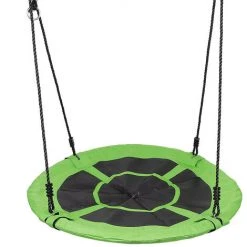 DYHF Balançoire Nid D’Oiseau Rond 100 CM De Diamètre Pour Arbre Supporté De Charge Maximale 100 KG Extérieur Vert - Vert Gazon -Buffet et enfilade Soldes 61354734 2