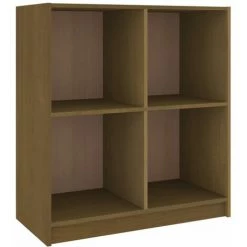 FIMEI Buffet Marron Miel 70x33x76 Cm Bois De Pin Massif -Buffet et enfilade Soldes 61379984 2