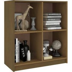 FIMEI Buffet Marron Miel 70x33x76 Cm Bois De Pin Massif -Buffet et enfilade Soldes 61379984 4