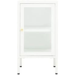 FIMEI Buffet 38x35x70 Cm Métal Et Verre -Buffet et enfilade Soldes 61380221 3