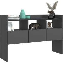 FIMEI Buffet Gris 105x30x70 Cm Aggloméré -Buffet et enfilade Soldes 61380740 4