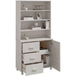 FIMEI Buffet Bois Massif De Pin Blanc -Buffet et enfilade Soldes 61380897 4