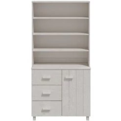 FIMEI Buffet Bois Massif De Pin Blanc -Buffet et enfilade Soldes 61380897 5