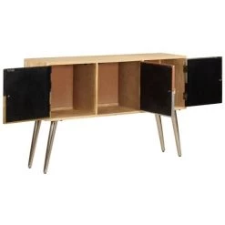 FIMEI Buffet 120 X 30 X 75 Cm Bois De Manguier Massif -Buffet et enfilade Soldes 61382006 5