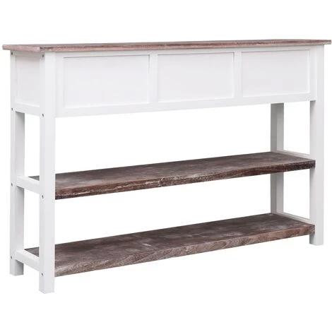 FIMEI Buffet Antique Marron 115 X 30 X 76 Cm Bois 5 FIMEI Buffet Antique Marron 115 X 30 X 76 Cm Bois – Image 5