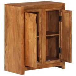 FIMEI Buffet 60x33x75 Cm Bois Massif D'acacia -Buffet et enfilade Soldes 61383687 3