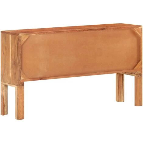 FIMEI Buffet 116x30x66 Cm Bois D'acacia Massif 4 FIMEI Buffet 116x30x66 Cm Bois D'acacia Massif – Image 4