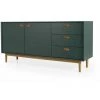 Buffets BOBOCHIC - Buffet 2 Portes 170 Cm KIARA Vert - Vert