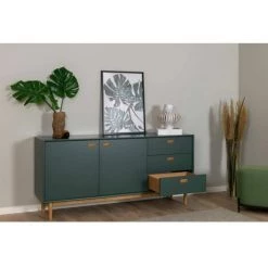 Buffets BOBOCHIC - Buffet 2 Portes 170 Cm KIARA Vert - Vert 8 Buffets BOBOCHIC - Buffet 2 Portes 170 Cm KIARA Vert - Vert -Buffet et enfilade Soldes 62479236 4