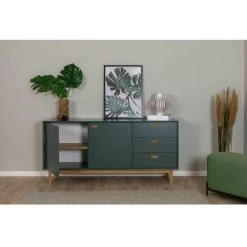Buffets BOBOCHIC - Buffet 2 Portes 170 Cm KIARA Vert - Vert 9 Buffets BOBOCHIC - Buffet 2 Portes 170 Cm KIARA Vert - Vert -Buffet et enfilade Soldes 62479236 5