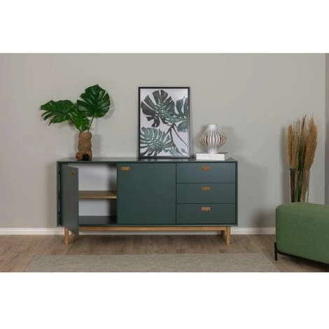 Buffets BOBOCHIC - Buffet 2 Portes 170 Cm KIARA Vert - Vert 5 Buffets BOBOCHIC - Buffet 2 Portes 170 Cm KIARA Vert - Vert – Image 5