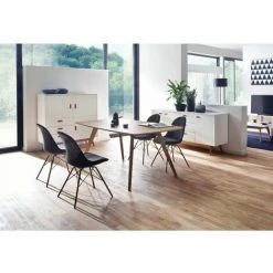 Buffets BOBOCHIC - Buffet 3 Portes 200 Cm BAYRA - Blanc -Buffet et enfilade Soldes 62480424 3